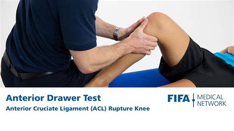 acl tear drawer test|anterior drawer test vs posterior.